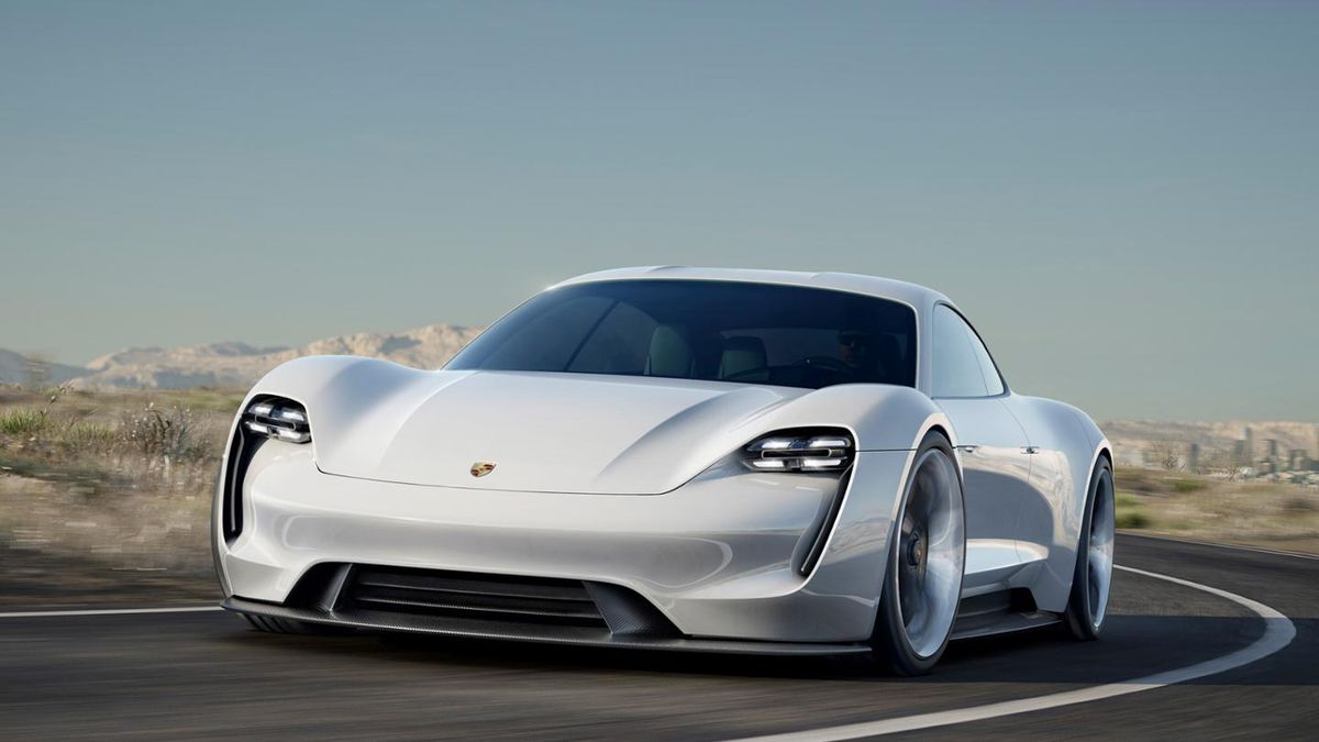 electric supercar - Porsche Mission E​