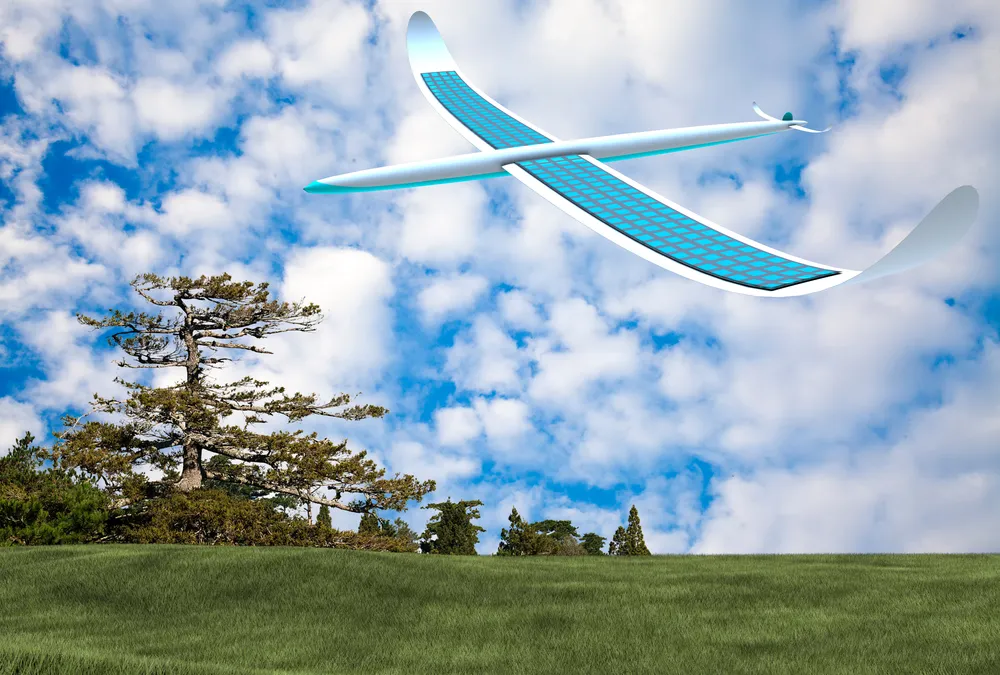 Solar energy airplane